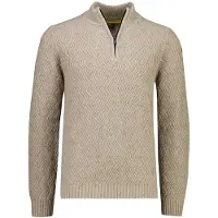 New zealand auckland NZA Kymara Genser Half Zip Beige Størrelse
