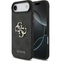 GUESS 4G Big Logo-etui for iPhone 17 Air - svart