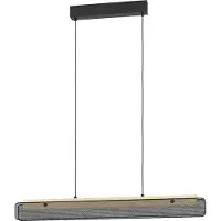 Eglo KOKOMO-Z LANGBORD RGBTW SORT/NATUR FSC