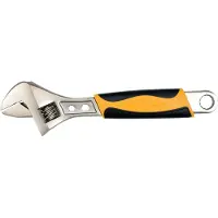 Paymali justerbar skiftenøkkel svensk type 250 mm gummiert grep (54072)