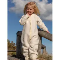 Joha Vårdress - Ull - Off White - - 80 - Vårdress