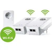 Devolo Magic 2 WiFi 6 next Powerline-multiromssett 3000 Mbit/s, hvit