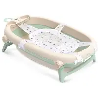 NENO LUCY stand sammenleggbart babybadekar med stativ