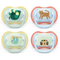 Philips AVENT Pacifier SCF087/22 ultra air dag og natt, Klassisk stil, Ortodontisk, Silikon, Gutt/Jente
