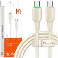 Mcdodo Alpha-serien silikon-USB-C-kabel 65W – 1.2m – beige