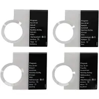 Electrolux skylt program-,knapp bryter-,klebemiddel,DA,NO,FI,SV 140117839104