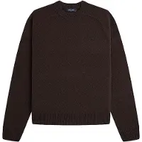 Fred perry for man. K3303 Brown Saddle Jersey (L), Casual, Wool