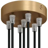 Creative Cables Krm576fots Metall Sylindrisk Lampe Takrosett Kit