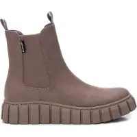 Refresh for woman. 17024904-TAUPE Ankle boots 170249 brown (41), Flat, 1 to 3 cm, Zip, Casual