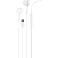 STREETZ C220 In-ear hodetelefoner, 3-button, USB-C, hvit