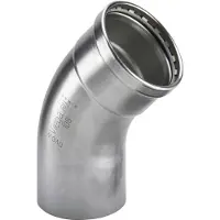 Viega Sanpress Inox XL bøy 45° 88,9 Rustfritt stål/blank, 482695
