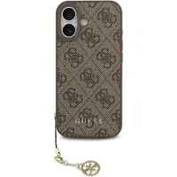 GUESS iPhone 17 4G Charm Hybrid-deksel - MagSafe-kompatibel - Brun