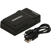 PSA - USB-batterilader - 1 x batterier lader - svart - for Fujifilm NP W126
