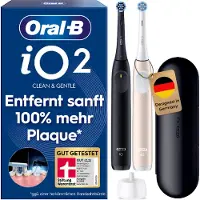 Oral-B iO2 Duo 2 pcs - Night Black & Calm Pink