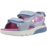 Geox Sandaler m. Lys - Cyberdrone - Sky/Fuchsia - - 28 - Sandals