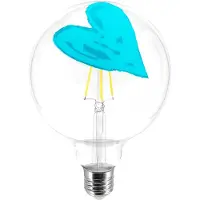 Creative Cables Tattoo Pop Heart G125 4.5w 470lm E27 2700k Dim Globe Led-pære
