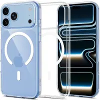 TechProtection iPhone 17 Pro Max/18 Pro Max Flexair Magnetisk Hybrid-deksel - Gjennomsiktig