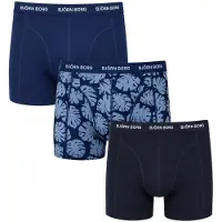 Björn Borg Boxershorts Blue 3-Pack Blå Mørkeblå Størrelse