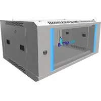 Extralink - Rack skap - veggmonterbar - grå - 4U - 19