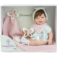 Marina & Pau Søt Farfalla Etui Baby Doll 42 Cm