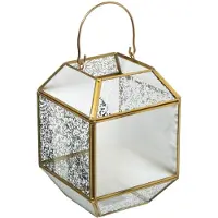 LIGHTS Fééric and Christmas glasslanterne 14 x 14 x 20 cm