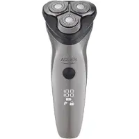 Adler AD 2945 elektrisk barbermaskin 60 min, våt/tørr, med skjeggtrimmer, IPX7