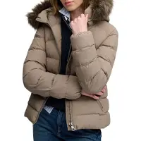 Superdry Faux Fur Fuji Padded Jakke