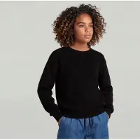 G-Star RAW Genser - Ull/Bomull - Beskåret - Svart - RAW - 14 år (164) - Genser