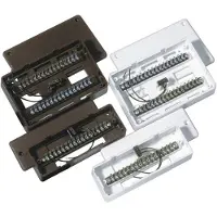 ABUS VT4000W, Koblet med ledninger (ikke trådløs), Brun, Hvit, Dør/vindu, Klebende teip, 115 mm, 40 mm