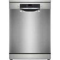 Bosch Serie 2 SMS25GI09F, Frittstående, Full størrelse (60 cm), Rustfritt stål, Svart, Knapper, 1,75 m