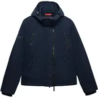 Superdry for man. M5012422A Hooded MF Arctic Jacket navy (XL), Casual, Recycled Polister