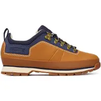 Timberland for man. TB0A443ZEM41 Euro Hiker brown low-cut boots (43), Leather, Flat, Laces, Casual, Outdoor