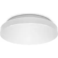 B.K. Licht LED-taklampe Iva, IP44, hvit, plast, 4000 K