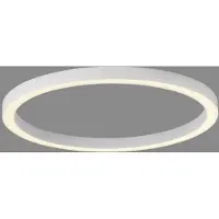 Pure LED-taklampe Lines, Ø 70 cm, hvit, CCT-fjernkontroll