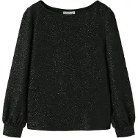 Name it Genser - NkfRisine - Black - - 11-12 år (146-152) - Genser