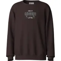 Name it Collegegenser - NkmVildar - Chocolate Plum/Spiller - - 9-10 år (134-140) - Collegegenser