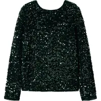 Name it Genser - NkfRusitta - Sea Moss - - 7-8 år (122-128) - Genser