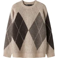 LMTD Rutete Strikket Pullover