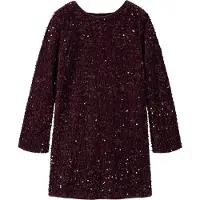 Name It Kids Kjole - NkfRusitta - Catawba Grape - - 7 år (122) - Kjole