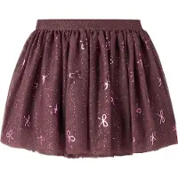 Name It Mini Skjørt - Tyll - NmfVabos - Catawba Grape/Dots - - 6 år (116) - Skjørt