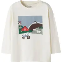 Name it Genser - NmmVictor - Antique White/Farm - - 5 år (110) - Genser