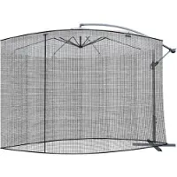 Malatec Sodo sketinis tinklelis nuo uodu 3m - juodas