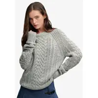 Superdry Wool Blend Mixed Stitch Jumper Genser