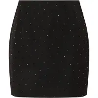 Pieces Pckamil Strass Hw Miniskjørt