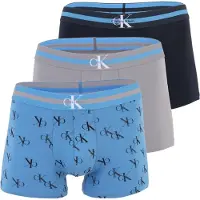 Calvin Klein Lv00nb4636 Trunk Boxers 3 Enheter