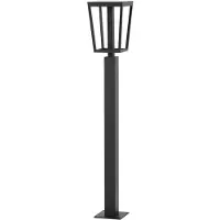 LUCANDE LED-gatelampe Lynx, 95,5 cm, svart, IP65