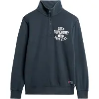 Superdry Track & Field Graphic Halv Glidelås Genser