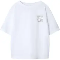 Name it T-skjorte - NkfDagmar - Bright White/Endeless Paradise - - 6 år (116) - T-skjorte