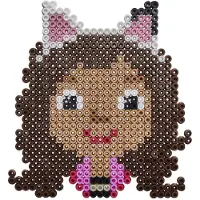 Hama Midi Perler - 2000 stk. + 1 tallerken - Gabby's Dollhouse - - OneSize - Perler