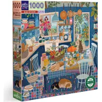 Eeboo Blue Kitchen Epztbuk Puslespill 1000 Stykker